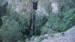 ~ view of the tunnels from across the canyon ~